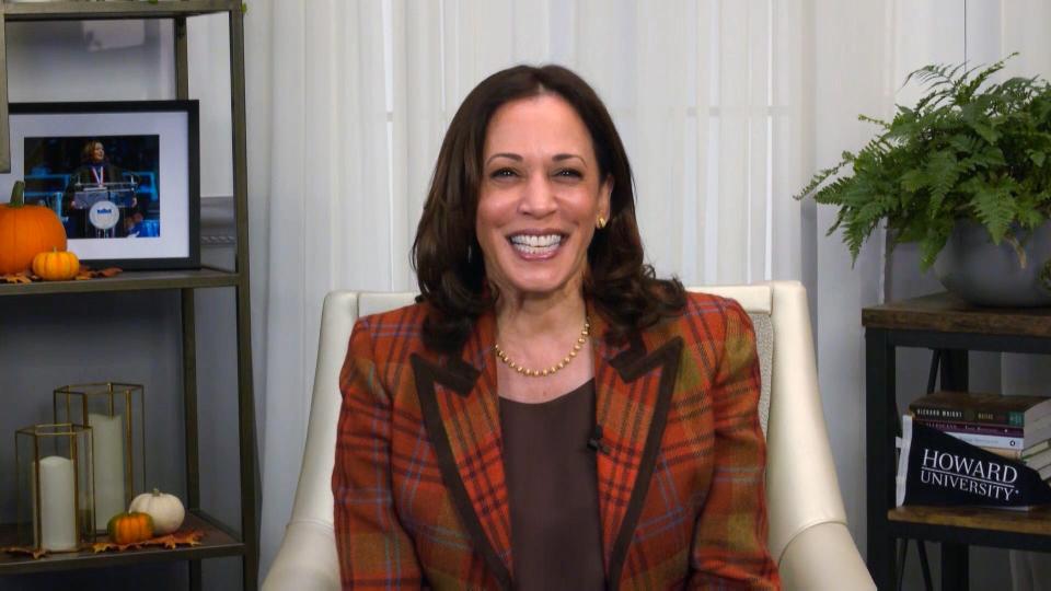 Kamala Harris made a surprise appearance at the BET Hip Hop Awards 2020.