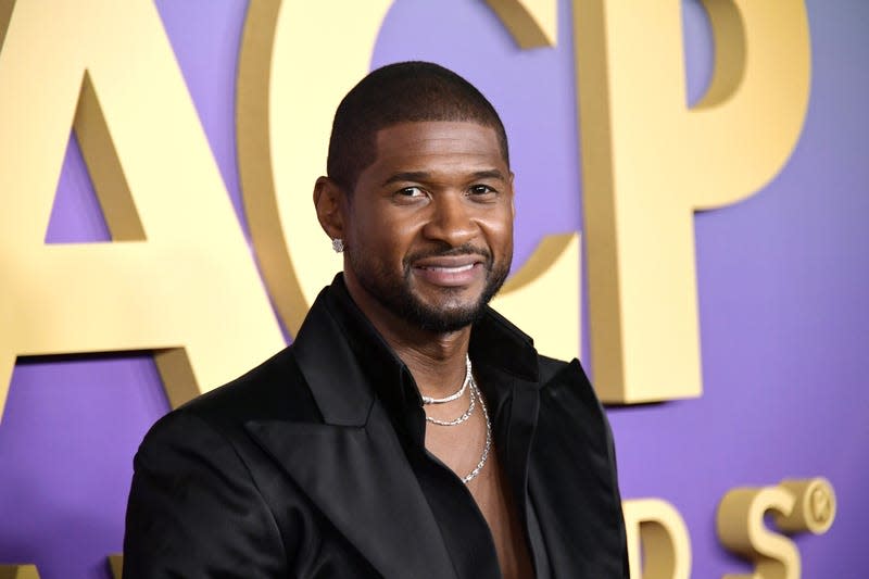 Usher attends the 55th Annual NAACP Awards at Shrine Auditorium and Expo Hall on March 16, 2024 in Los Angeles, California. - Photo: Unique Nicole/WireImage (Getty Images)