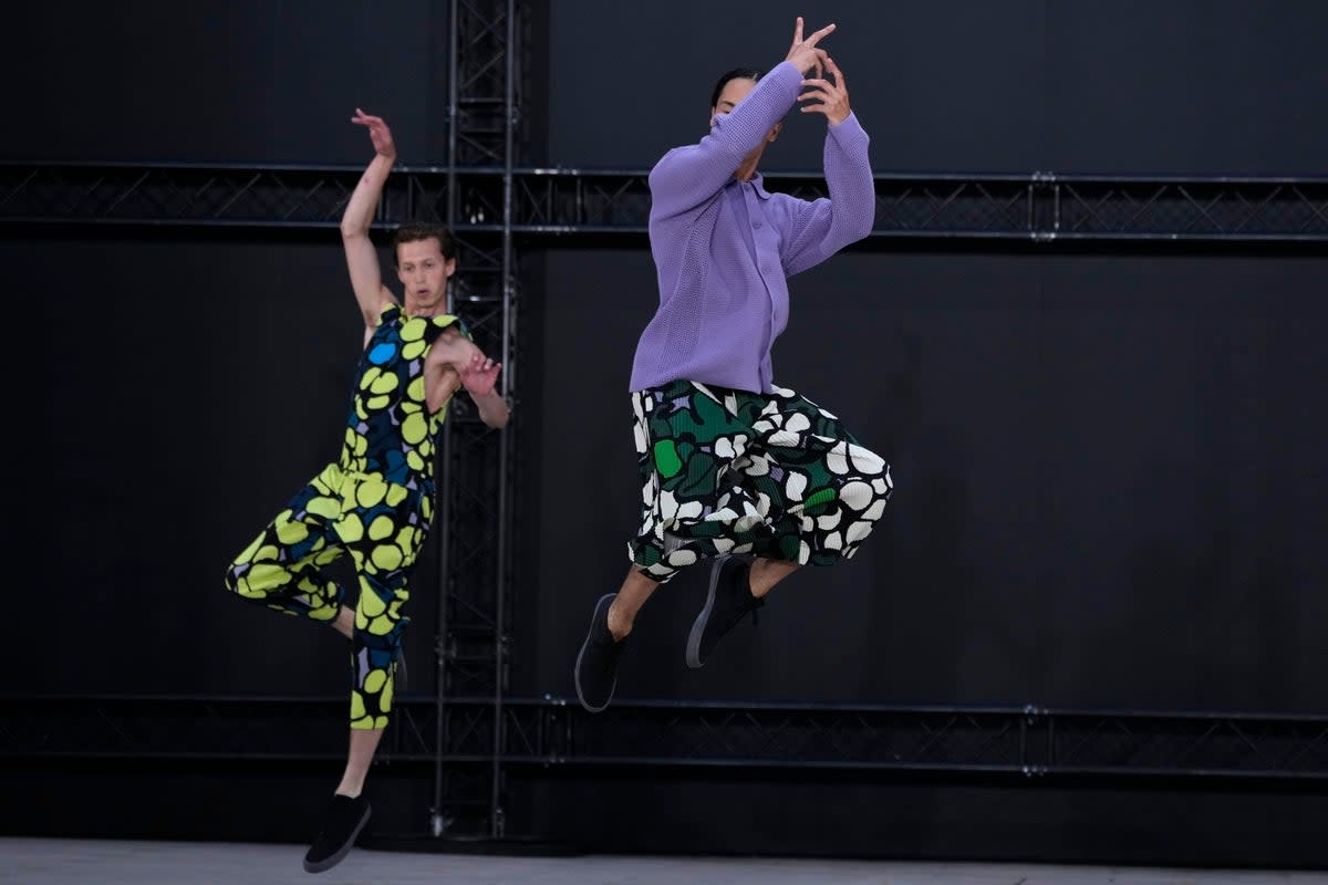 Paris Fashion Miyake Mens SS 23 (Copyright 2022 The Associated Press. All rights reserved)