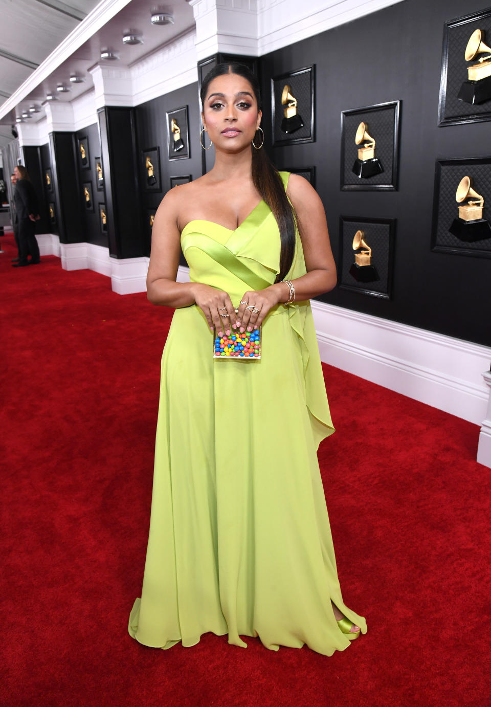 LOS ANGELES, CALIFORNIA - JANUARY 26: Lilly Singh attends the 62nd Annual GRAMMY Awards at STAPLES Center on January 26, 2020 in Los Angeles, California. (Photo by Kevin Mazur/Getty Images for The Recording Academy)