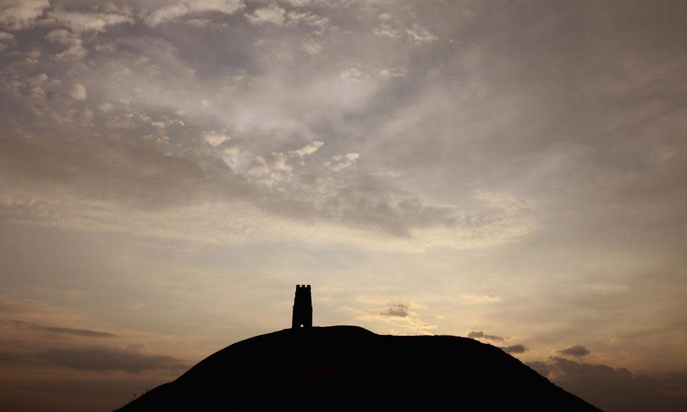 Sunrise at Glastonbury Tor