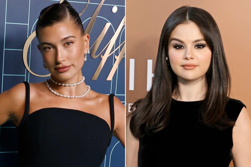 <p>Taylor Hill/Getty Images; Kevin Winter/Getty Images</p> Hailey Baldwin Bieber; Selena Gomez