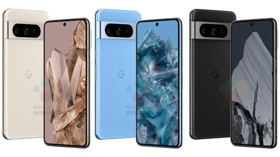 All rumored colors for the Google Pixel 8 Pro