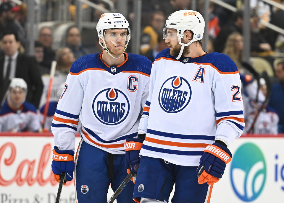 The Edmonton Oilers have two of fantasy hockey's biggest stars in Connor McDavid and Leon Draisaitl. (Photo by Justin Berl/Getty Images)