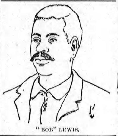 Robert Lewis, illustration from the June 9, 1892, Tri-State Union article.