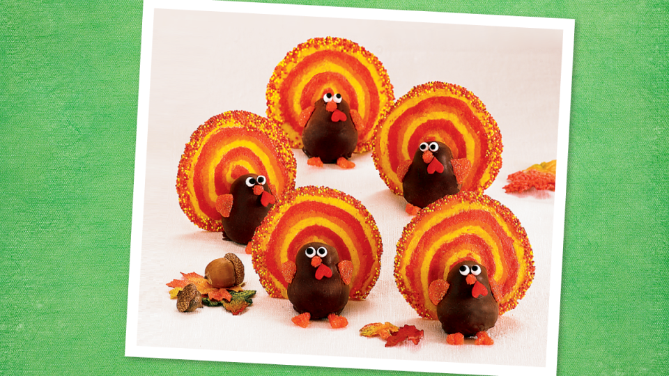 Cake Pop Turkey Cookies (Thanksgiving Cookies)