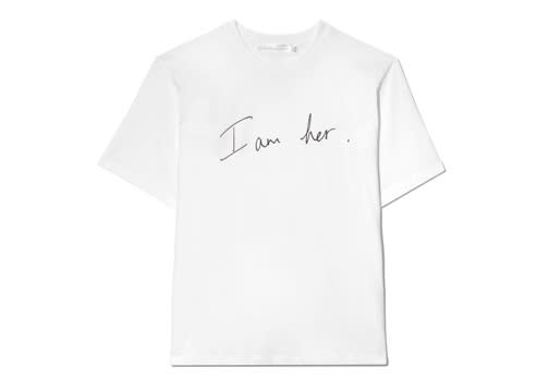 <p>To celebrate International Women’s Day, Victoria Beckham (and five other designers) have teamed up with Net-a-Porter for exclusive T-shirts. Not only are we loving the feminist message, 100% of proceeds will benefit charity Women for Women International. <a rel="nofollow noopener" href="https://www.net-a-porter.com/gb/en/product/1141415/Victoria_Beckham/international-women-s-day-printed-cotton-jersey-t-shirt" target="_blank" data-ylk="slk:Shop now;elm:context_link;itc:0;sec:content-canvas" class="link "><em>Shop now</em></a>. </p>
