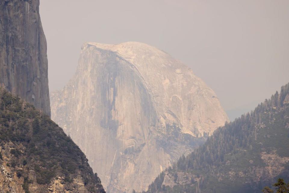 The Half Dome is 5,000 feet tall.