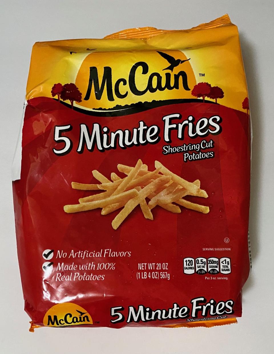 8. McCain 5 Minute Fries