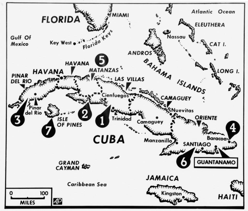 bay of pigs cuba map