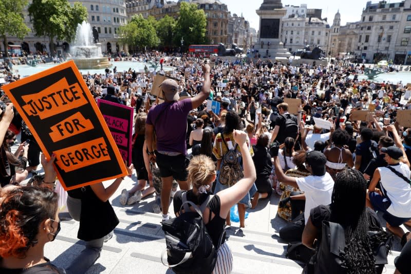 Protest against the death of George Floyd, in London