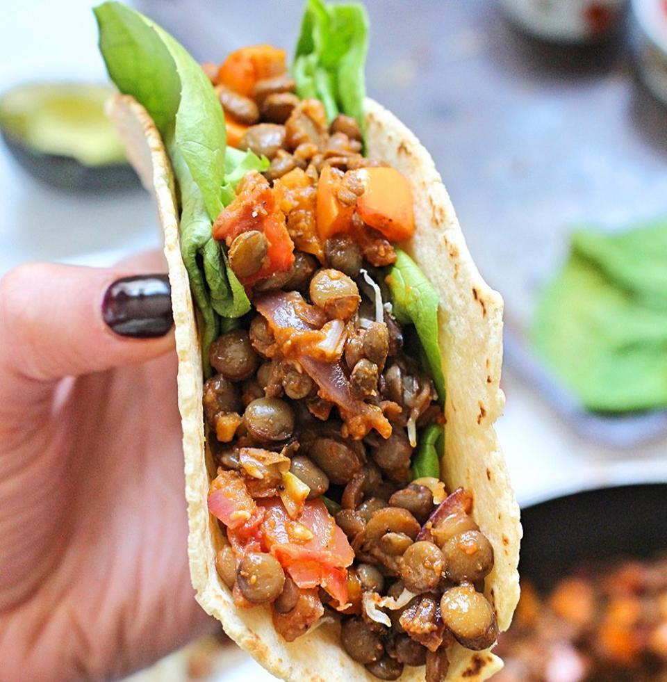 Easy Vegan Lentil Tacos