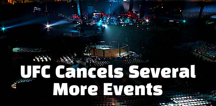 UFC Octagon - more events canceled