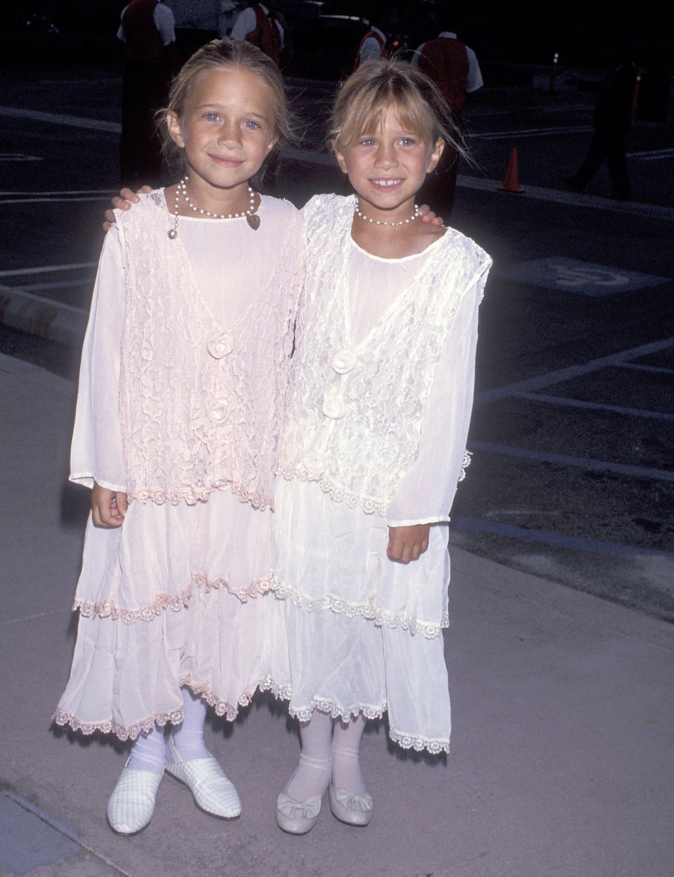 Mary-Kate and Ashley attend the ABC Fall Season Kick-Off cocktail reception at the Pacific Design Center in West Hollywood.