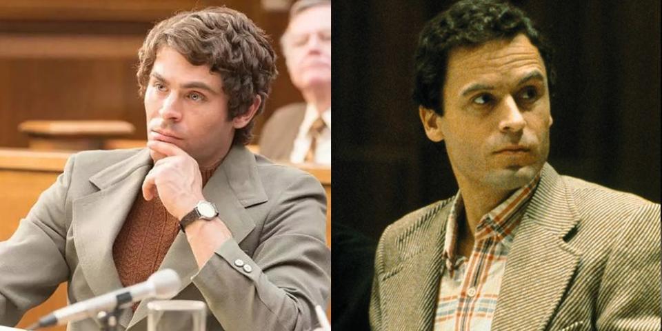 Zac Efron and Ted Bundy