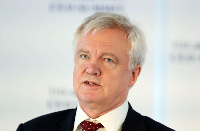 Brexit chief David Davis. (Jonathan Brady/PA)