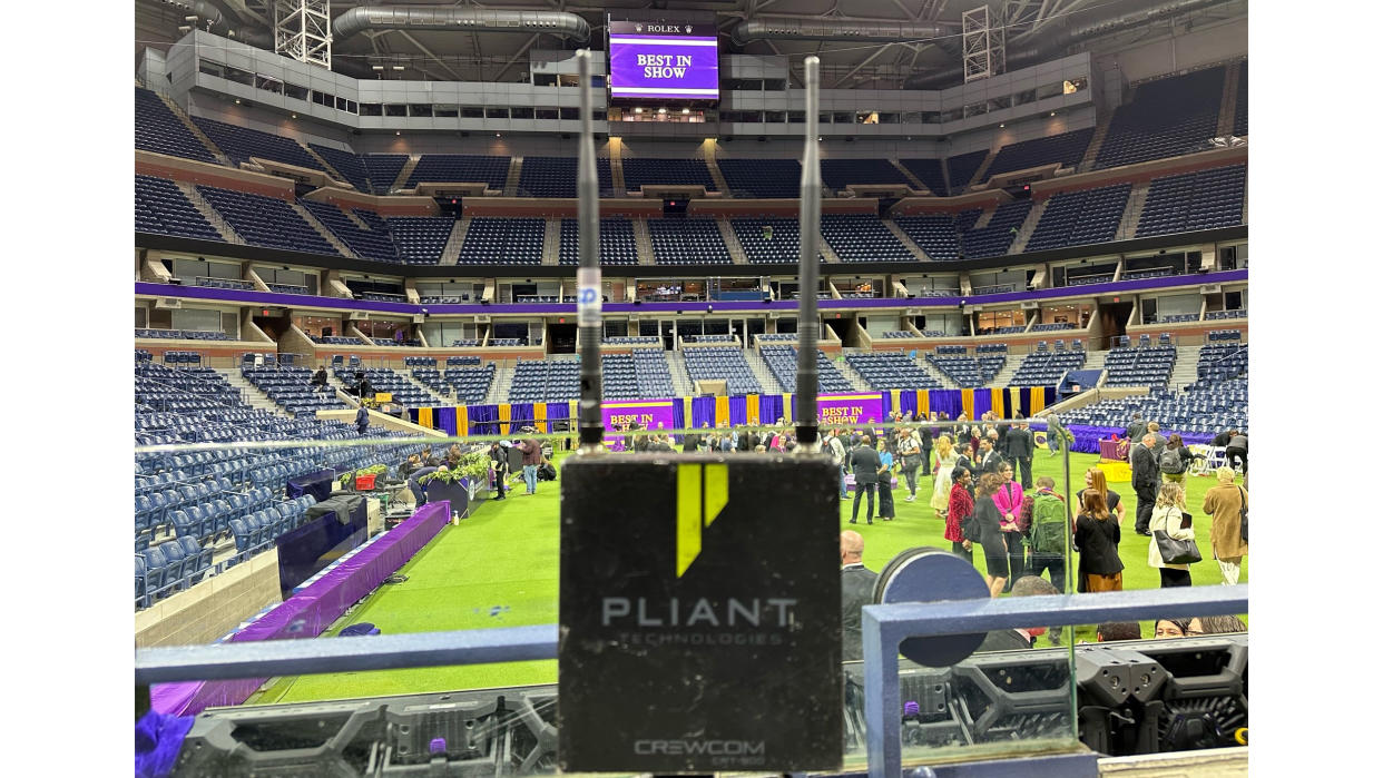 Pliant Technologies intercom systems used at Best In Show competition.  