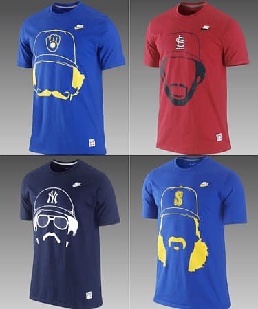 mlb nike player tees