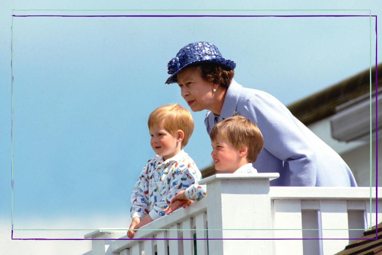  The Queen, Prince William and Prince Harry 