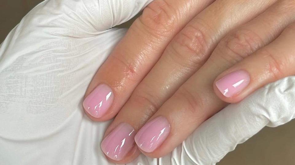 Christine Lampard's manicure perfected by manicurist Harriet Westmoreland