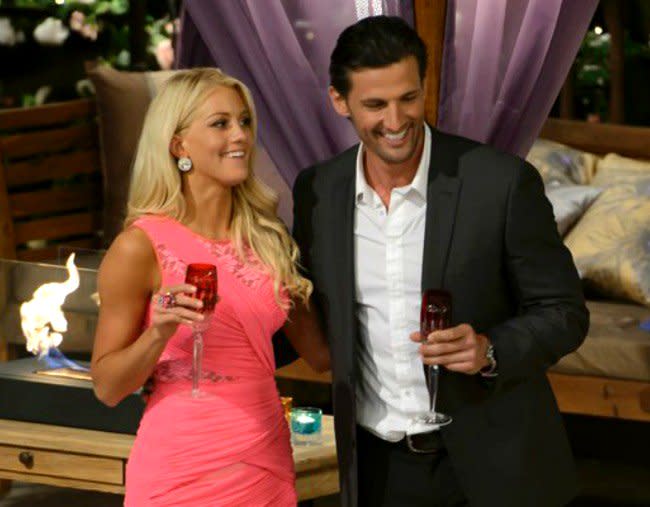 Ali failed to find love with Tim Robards during the first season of The Bachelor in 2013. Source: Channel Ten