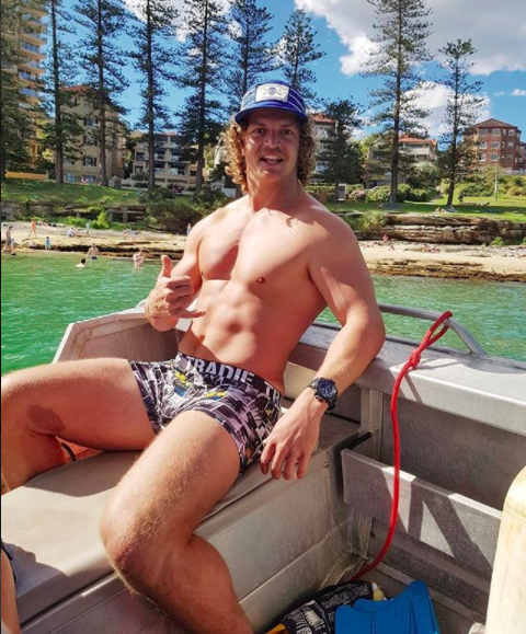 Rugby player Nick Cummins may be the next Bachelor. Photo: Instagram