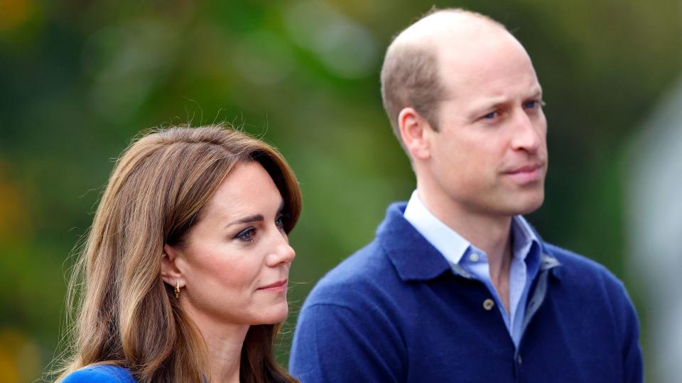 Catherine, Princess of Wales and Prince William, Prince of Wales attend a SportsAid mental fitness workshop at Bisham Abbey National Sports Centre to mark World Mental Health Day