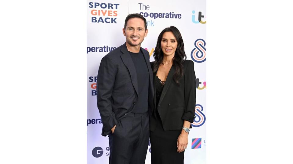 frank and christine lampard at sports gives back awards