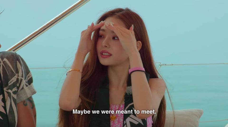 Ji-a says "Maybe we were meant to meet"