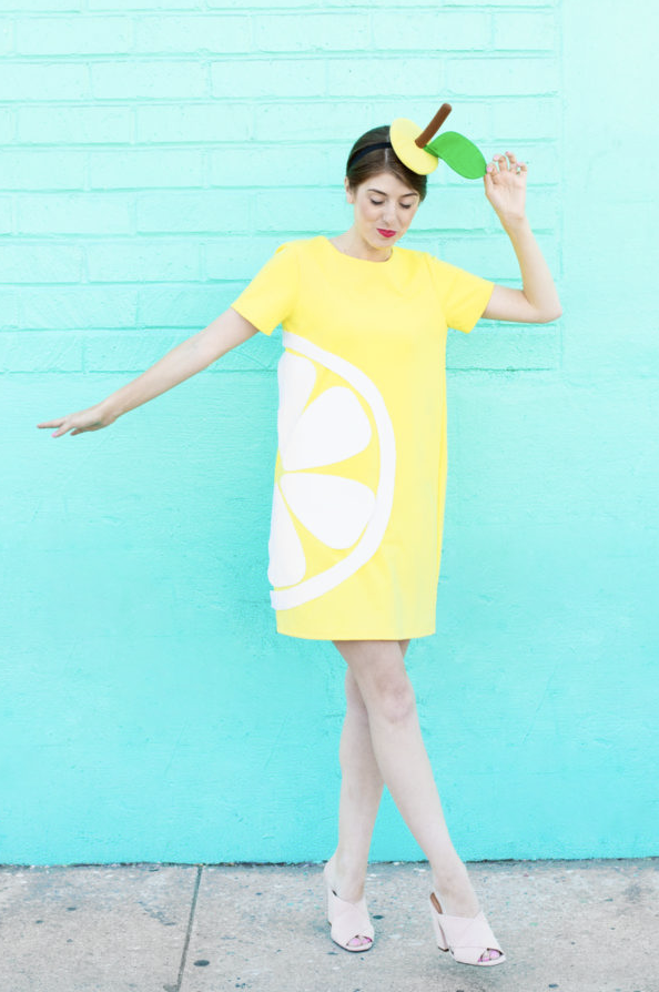 <p>We bet no one would expect you to enter the Halloween party as a citrus slice. This fun costume idea only requires a few materials —this<a href="https://studiodiy.com/wp-content/uploads/2021/09/Citrus-Wedges-Template.pdf" rel="nofollow noopener" target="_blank" data-ylk="slk:citrus wedge template;elm:context_link;itc:0;sec:content-canvas" class="link "> citrus wedge template</a> included. </p><p><a href="https://studiodiy.com/diy-citrus-slice-costumes//" rel="nofollow noopener" target="_blank" data-ylk="slk:Get the tutorial at Studio DIY »;elm:context_link;itc:0;sec:content-canvas" class="link "><em>Get the tutorial at Studio DIY »</em></a></p>