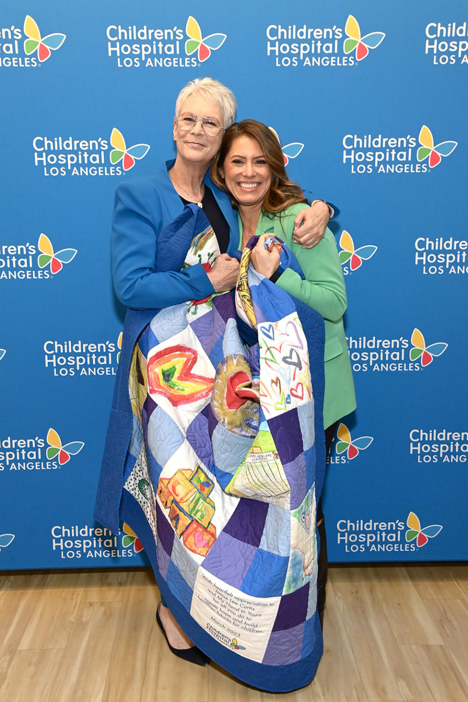Jamie Lee Curtis and Sawn Wilcox at CHLA Make March Matter Kick-Off Campaign