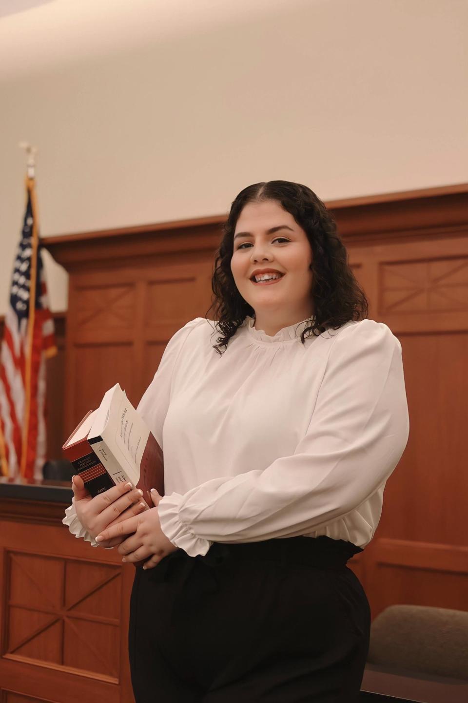 Karly Hudson, a Melbourne resident, graduated from University of South Florida in 2021. She credits the scholarships she received as an undergraduate as playing a key role in helping her get to where she is today: attending Cooley Law School in Tampa.