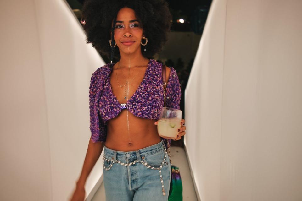 <p>Herizen Guardiola in Chanel.</p>