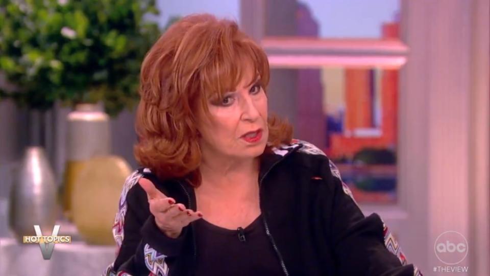 Joy Behar agreed with Ben Affleck that relationships shouldn’t be so public. ABC