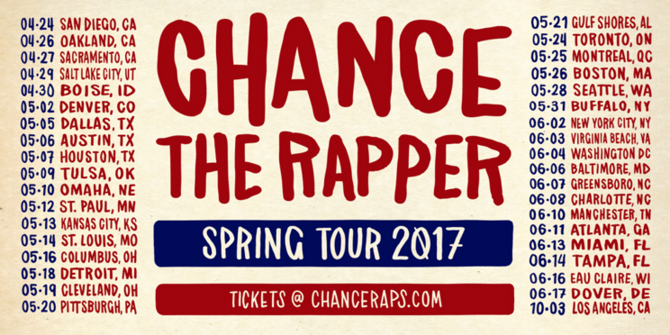 The second stop of Chance the Rapper’s spring tour is supposed to be in Oakland, but the concert will likely have to be rescheduled.