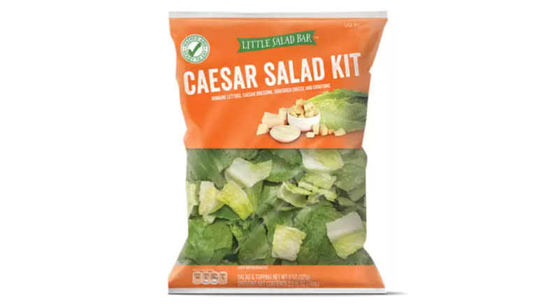 Aldi Caesar salad kit