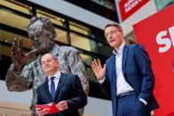 SPD announces ministers for a new government, in Berlin