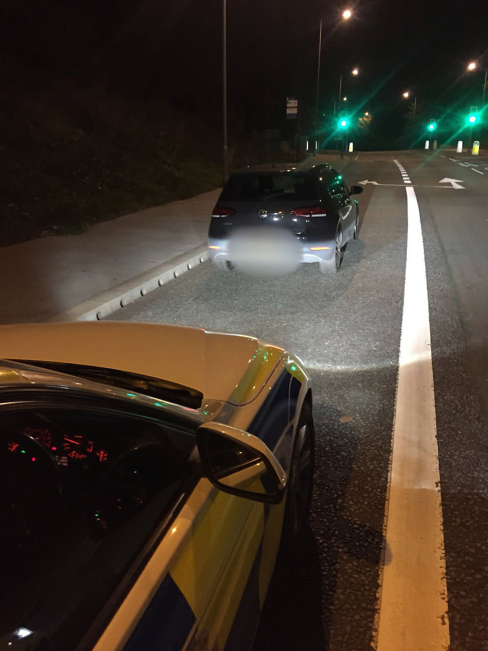 The boy had driven the car of speeds of up to 100mph, said police (Picture: PA)