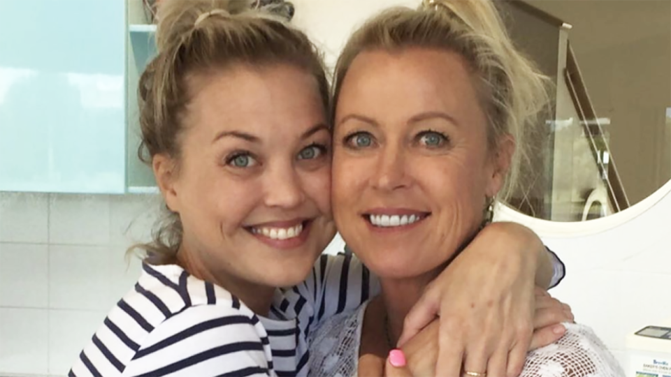 Lisa Curry, right, penned an emotional tribute to her late daughter Jaimi Kenny, who passed away after a lengthy battle with an unspecified illness at the age of 33 on Monday. Picture: Instagram/lisacurry