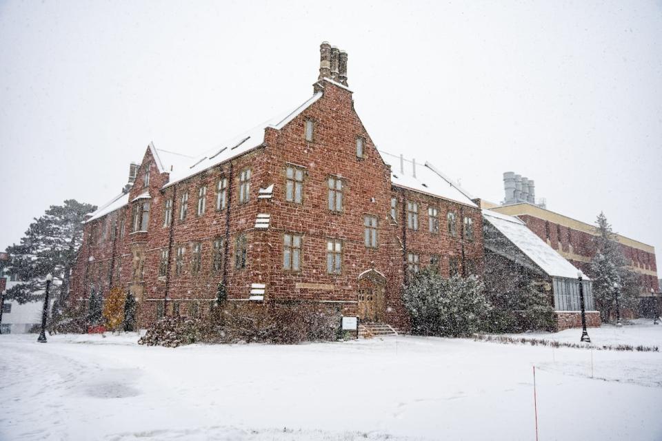 The Flemington biology building at Mount Allison University. 