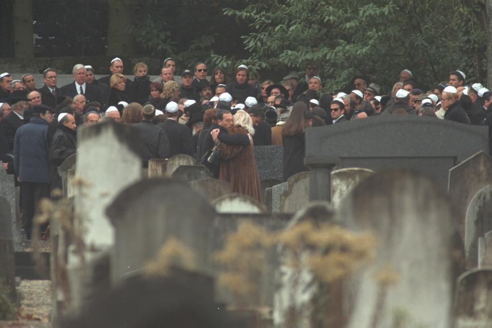 Funeral de Edmond Safra en Ginebra 1999.