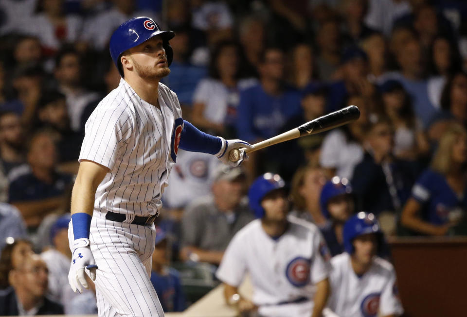 Ian Happ had a big game for the Cubs. Just not as big as he thought. (AP)