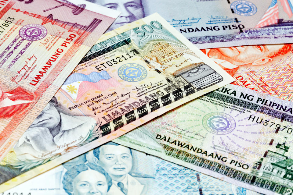 Set of Philippine bank notes. (Photo: Getty Images)