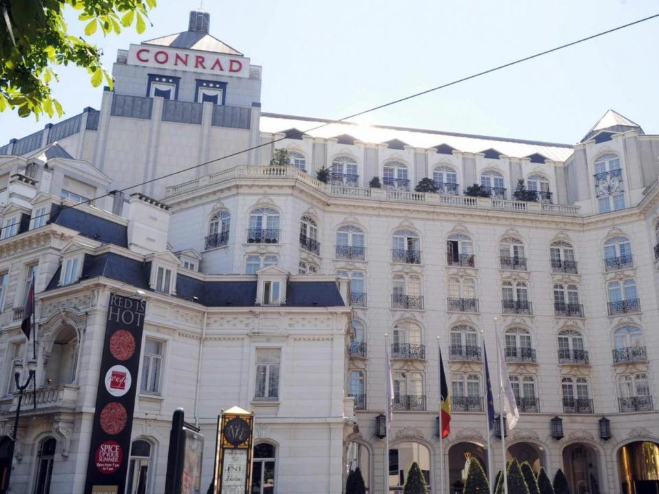 The abuses took place at the luxury Conrad Hotel in Brussels between 2007 - 2008: AFP./Getty Images