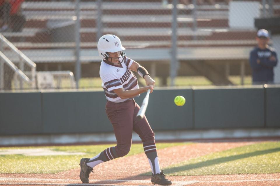 Flour Bluff's Nevaeh Lanter was voted the Caller-Times Athlete of the Week for March 14-19.