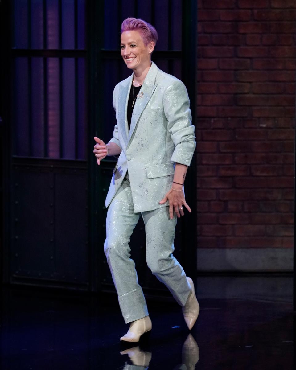 Megan Rapinoe has this whole victory tour thing nailed.