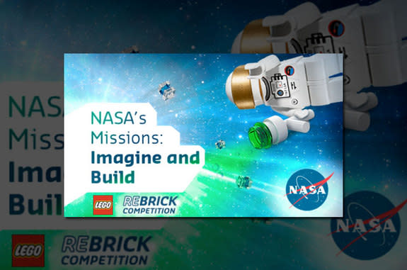 The "NASA's Missions: Imagine and Build" contest invites LEGO fans to design and build future NASA air- and spacecraft.