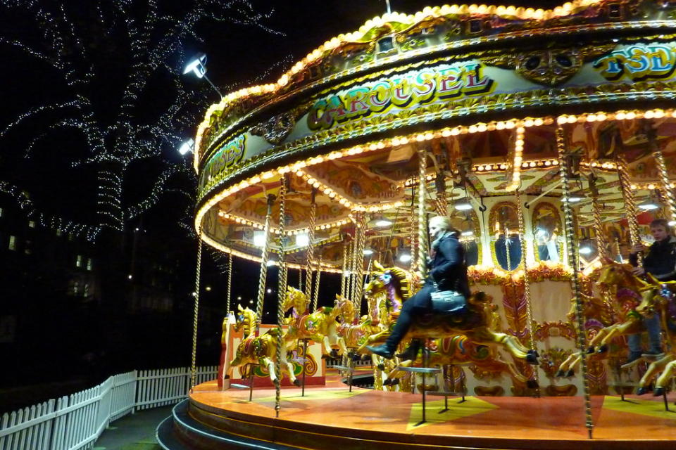 London January 2012 - Carousel at Natural History Museum