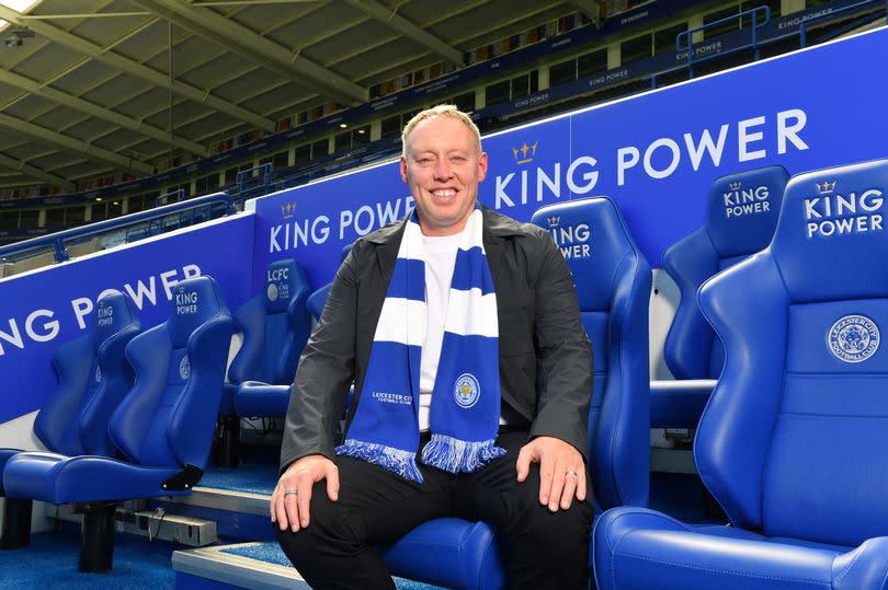 New Leicester City manager Steve Cooper at the King Power Stadium