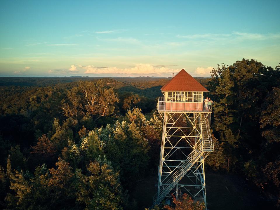 Cumberland Falls Fire Tower View from Pinnacle Knob
